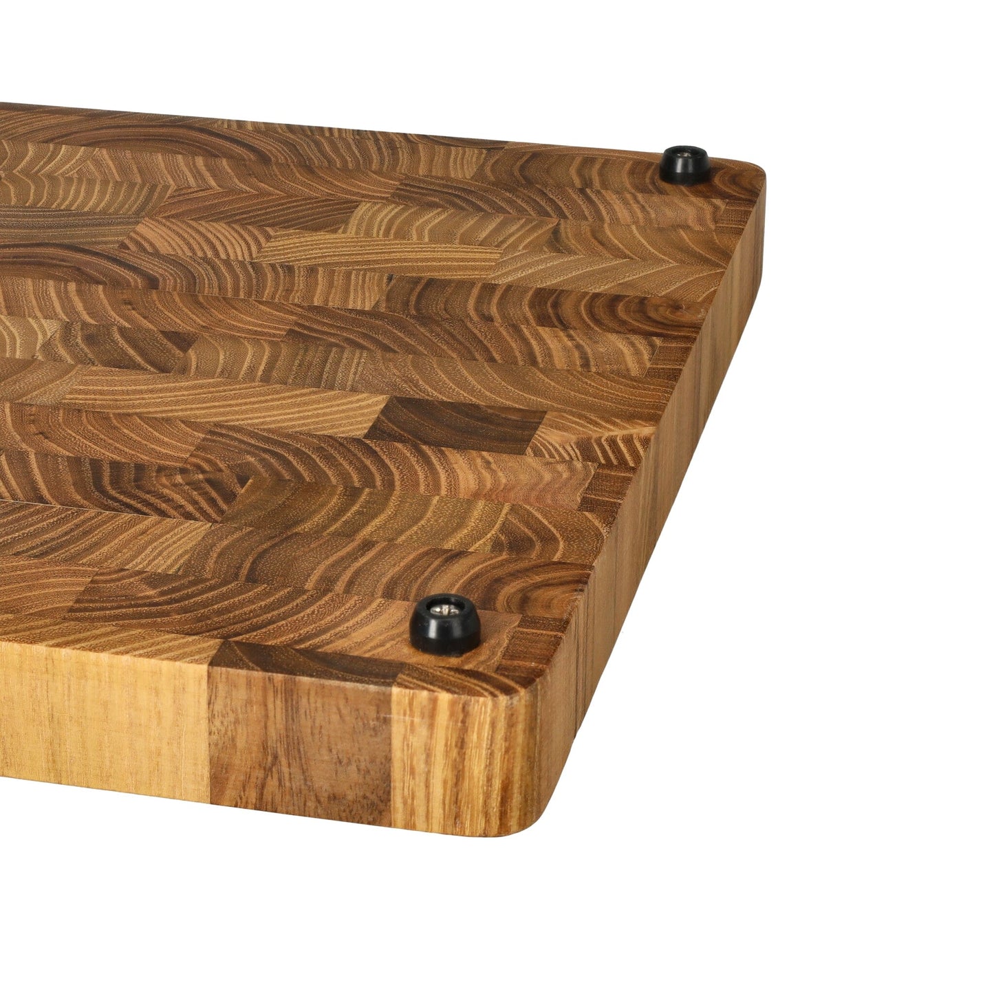 Shinrai Knives - Luxe Snijplank Teak hout - Kopshout - 35 × 25 × 2.5 cm Houten snijplank Shinrai Knives 