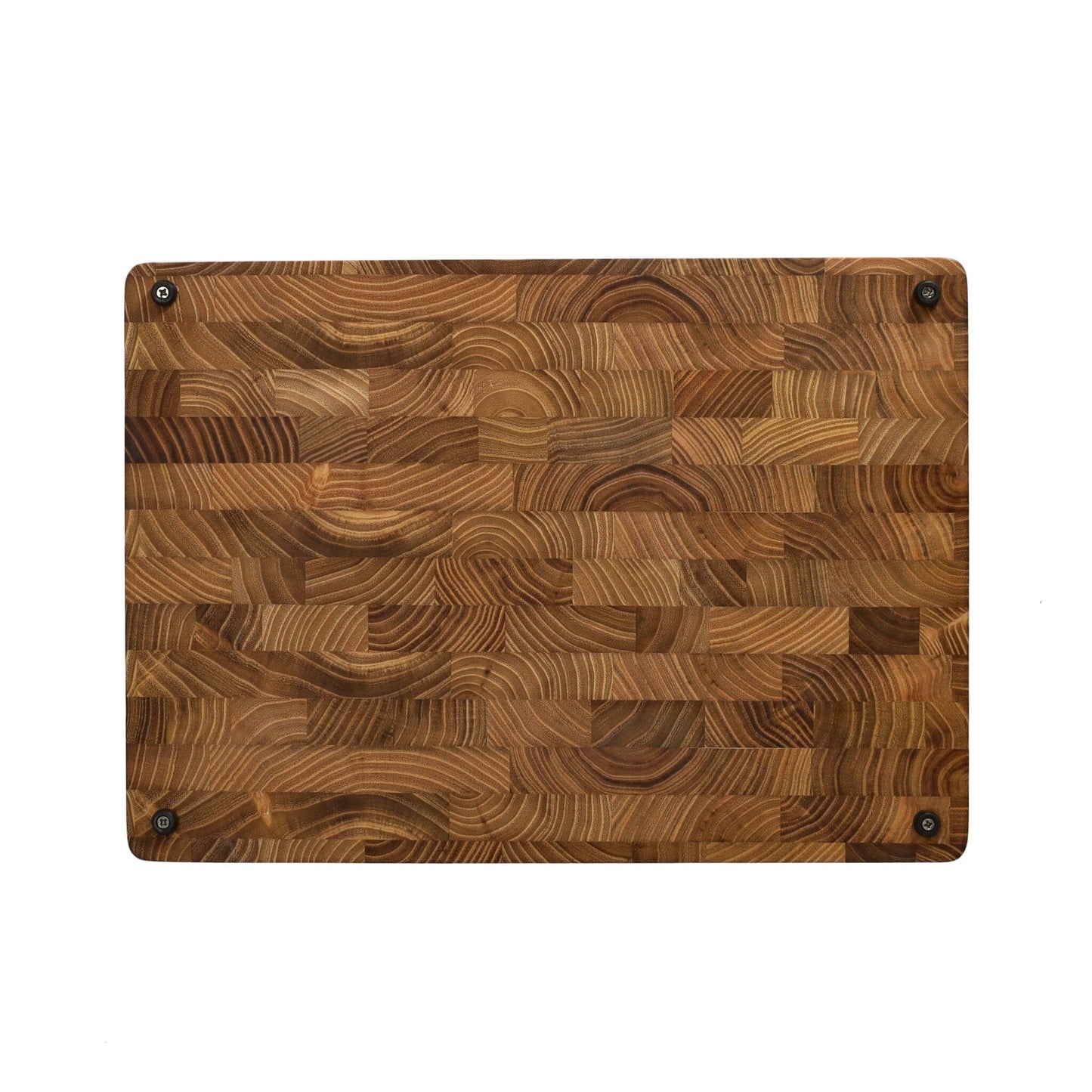 Shinrai Knives - Luxe Snijplank Teak hout - Kopshout - 35 × 25 × 2.5 cm Houten snijplank Shinrai Knives 