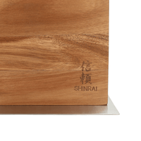 Shinrai Knives - Magnetisch Messenblok Cito Dubbelzijdig - Acaciahout Magnetisch messenblok Shinrai Knives 