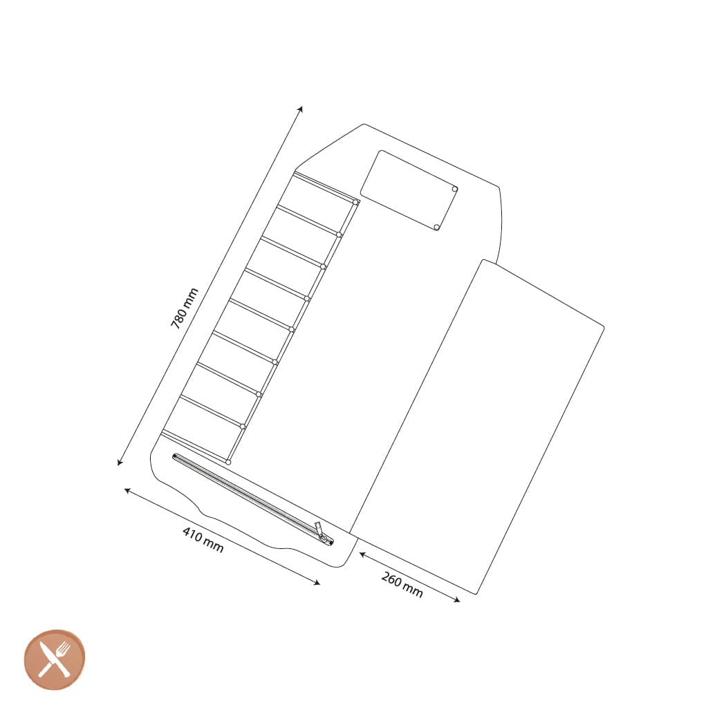 Shinrai Knives - Messenrol Hoogwaardig Canvas & Leer Bruin Messenrol Shinrai Knives 