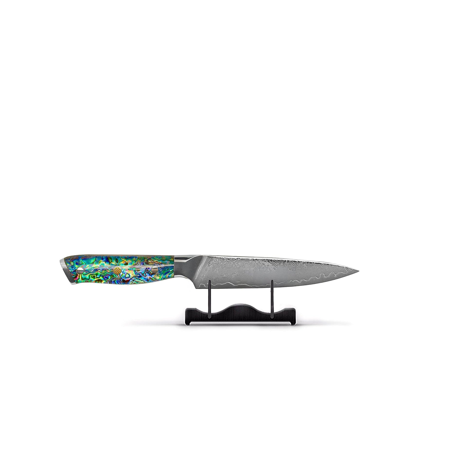 Shinrai Knives - Parelmoer Jewels Serie 5-delige Damascus Messenset Messenset Shinrai Knives 