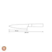Couteaux Shinrai - Takumi Kaza Couteau d'office Damas 9 cm Couteau d'office Couteaux Shinrai