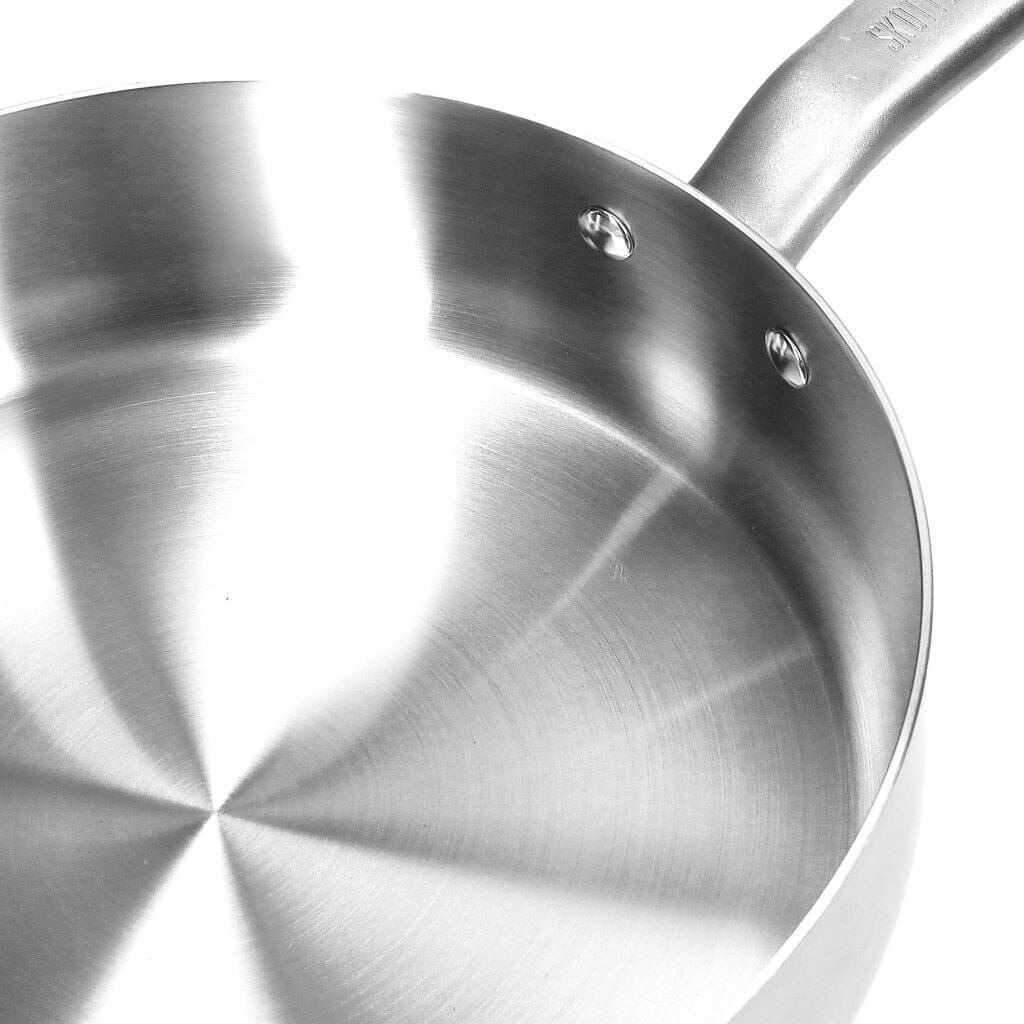 Skottsberg - Stainless Steel Hapjespan 28 cm met deksel Hapjespan Skottsberg 