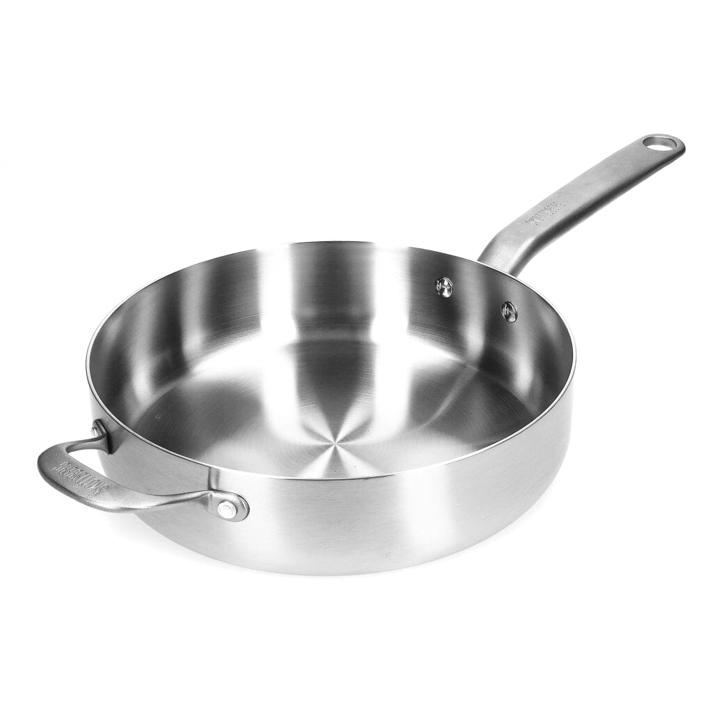 Skottsberg - Stainless Steel Hapjespan 28 cm met deksel Hapjespan Skottsberg 