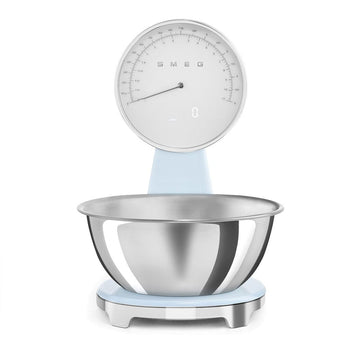 SMEG - Weegschaal Digitaal Jaren 50 Pastelblauw Keukenweegschaal Smeg 