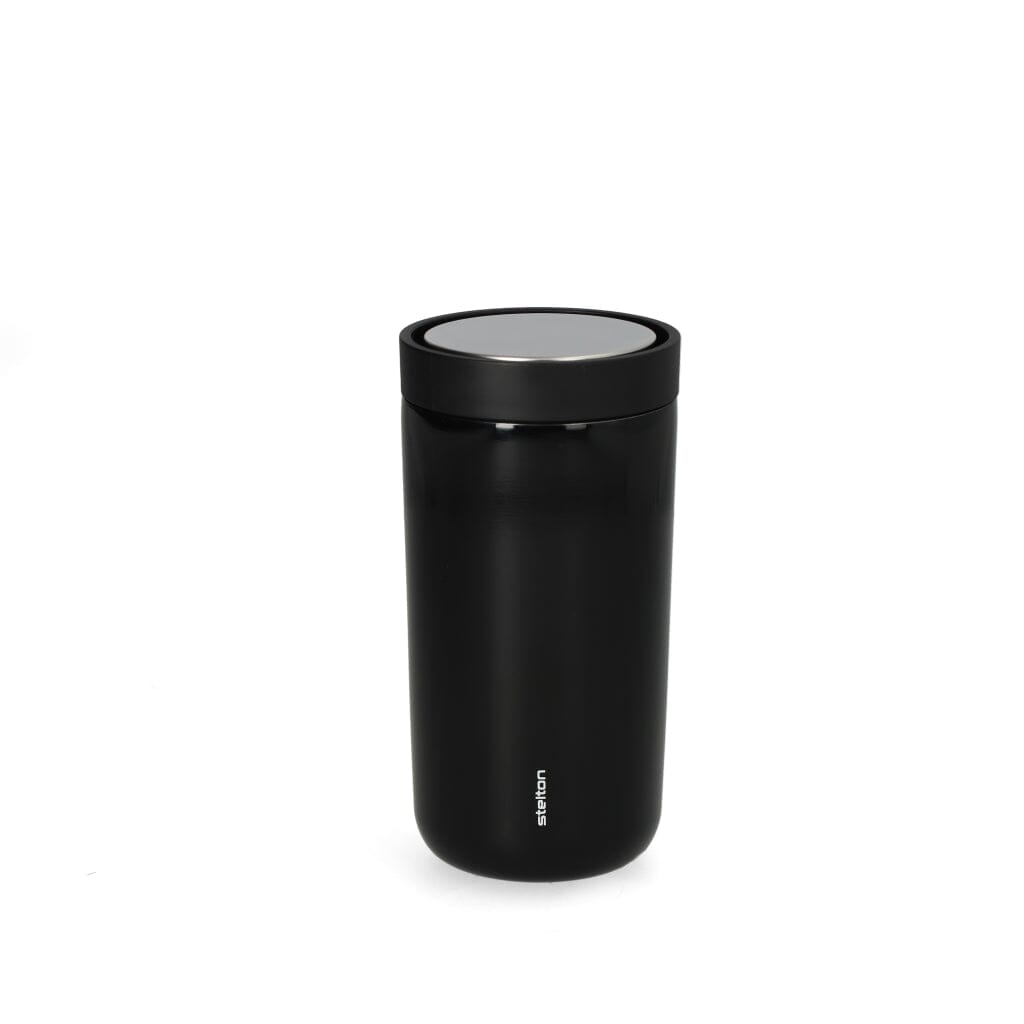 Stelton - To Go Click Thermosfles 0.2 l. - Zwart Thermosfles Stelton 