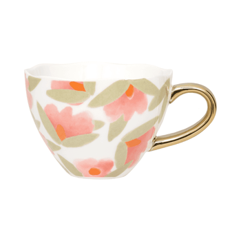 Culture de la nature en ville - Bonjour - Mug cappuccino - Corail brûlé Culture de la nature en ville