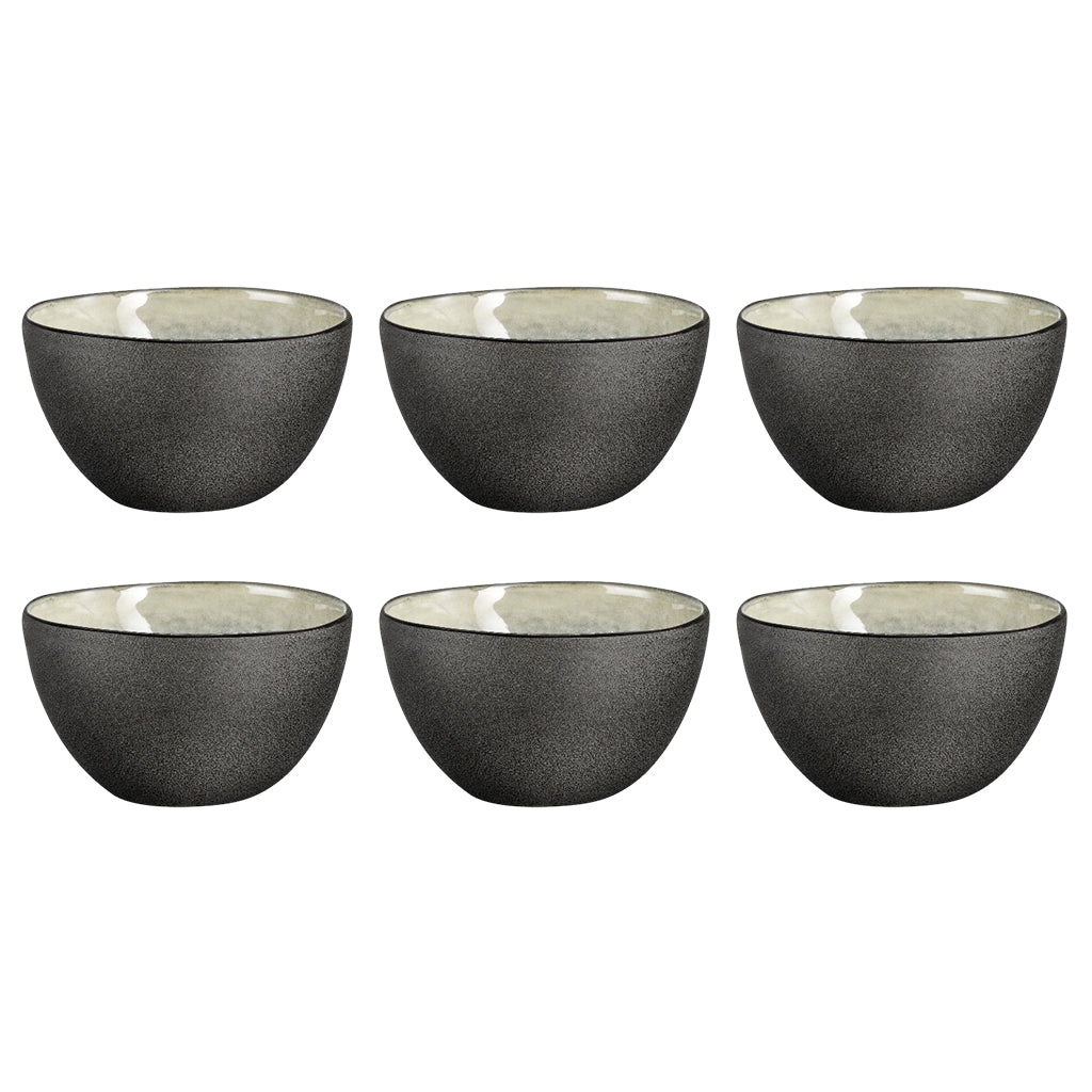 Médard de Noblat - Bol Petit Déjeuner Shadow Nacre 13,5 cm (lot de 6)