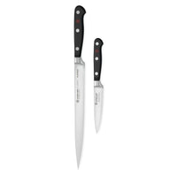 Wüsthof - Coffret de couteaux classique 2 pièces - Couteau à fileter le poisson + Couteau de bureau