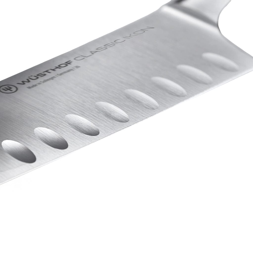 Wusthof - Classic Ikon Santoku met kuiltjes 17 cm Santokumes Wusthof 