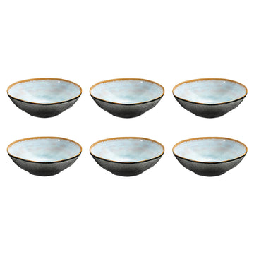 Medard de Noblat - Shadow Aqua Suppenschüssel 19,5 cm (6er-Set)