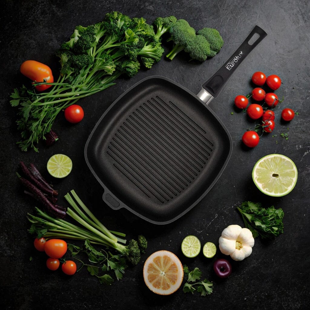 Poêle à griller en fonte