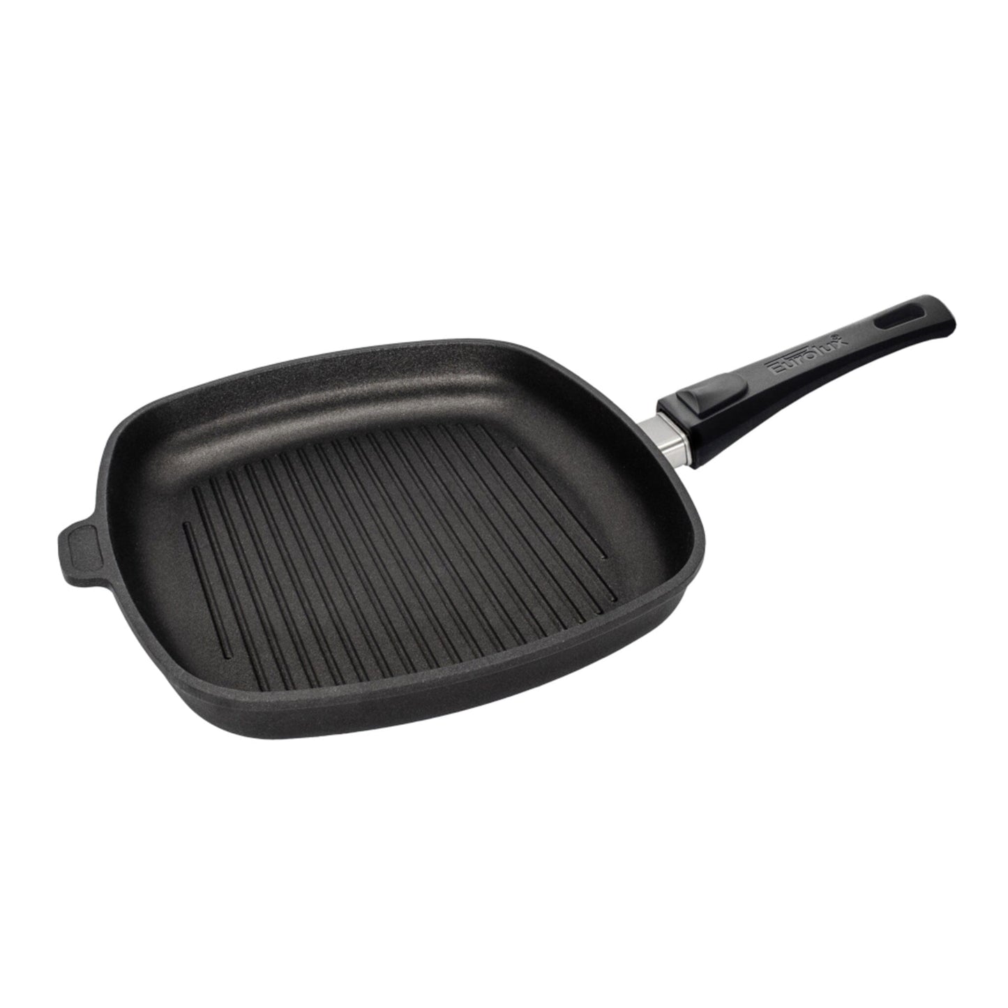 Eurolux - Grillpan met afneembare steel 28 x 28 x 4,5 cm Grillpan Eurolux 