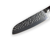 Hammered RVS Santoku 13 cm Shinrai Japan 